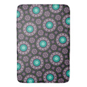 Abstrakter Duschvorhang im einzigartigen Muster Badematte (Vorderseite Vertikal)