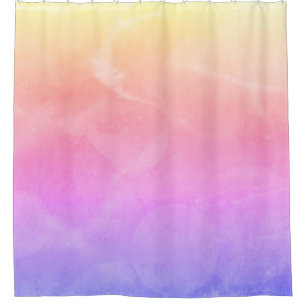 abstrakter Duschvorhang "Warm Sunrise"
