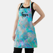 abstrakter Edelsteingrund Schürze (InSitu)