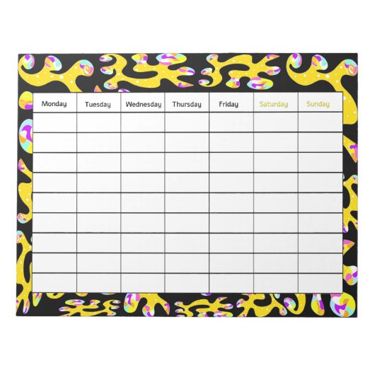 Abstrakter Editor Notizblock (Vorderseite)