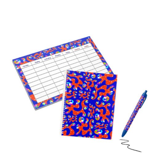 Abstrakter Editor Notizblock