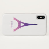 Abstrakter Eiffel-Turm Case-Mate iPhone Hülle (Rückseite (Horizontal))