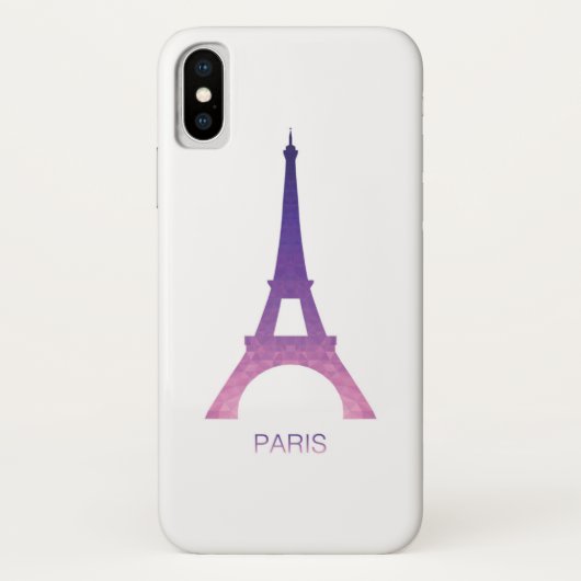 Abstrakter Eiffel-Turm Case-Mate iPhone Hülle (Rückseite)