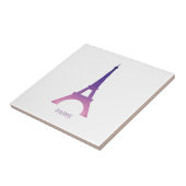 Abstrakter Eiffel-Turm Fliese (Seite)