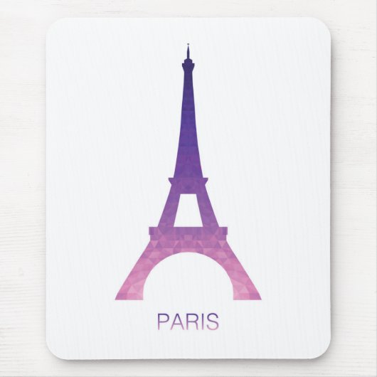 Abstrakter Eiffel-Turm Mousepad (Vorne)