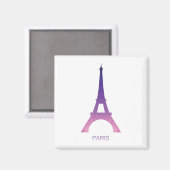 Abstrakter Eiffelturm Magnet (Vorderseite/Rückseite)