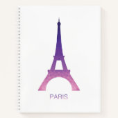 Abstrakter Eiffelturm Notizblock (Vorderseite)