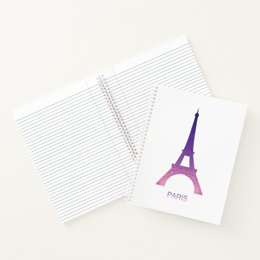 Abstrakter Eiffelturm Notizblock (Innenseite)