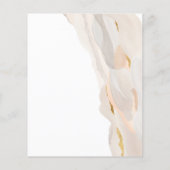 Abstrakter Einladung zum Hochzeitsfeiern Flyer (Hinten)