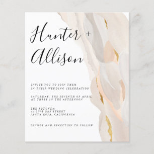 Abstrakter Einladung zum Hochzeitsfeiern Flyer