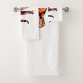 abstrakter Elefant Badhandtuch Set (Insitu)