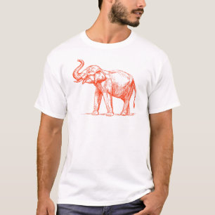 Abstrakter Elefant-Entwurf T-Shirt