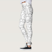 abstrakter Elefant Leggings (Links)