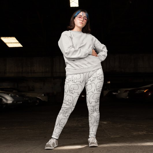 abstrakter Elefant Leggings