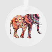 abstrakter Elefant Ornament (Rückseite)