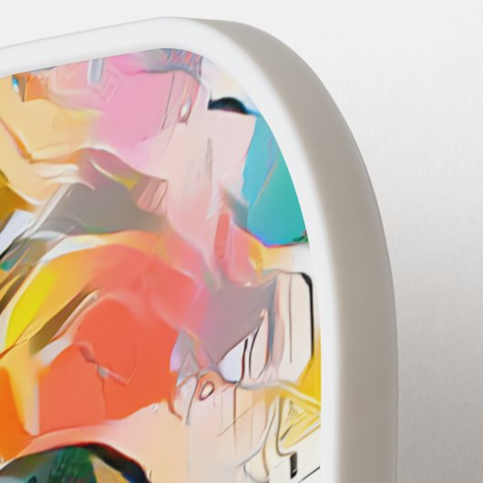 Abstrakter Elefant Pickleball Schläger (Linke Seite)