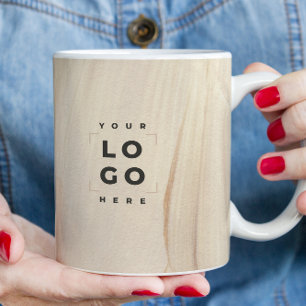 Abstrakter Eleganter Neutraler QR-Code Kaffeetasse