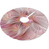 Abstrakter Engel Farbenfrohe Fantasie Fraktal Art Polyester Weihnachtsbaumdecke (Schrägansicht)