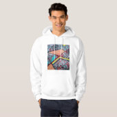 Abstrakter Entwurf II Hoodie (Vorne ganz)