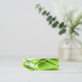 Abstrakter Entwurf Mini Visitenkarte (Stehend Vorderseite)