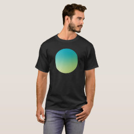 Abstrakter Entwurf mit grünem Farbverlauf und Vign T-Shirt