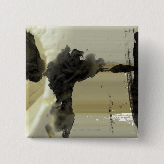Abstrakter Entwurf und Streifen Button (Vorderseite)