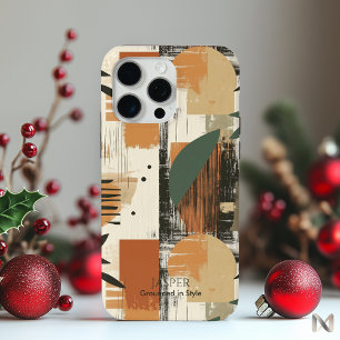 Abstrakter Erdig-minimalistischer - Organischer Na Case-Mate iPhone Hülle