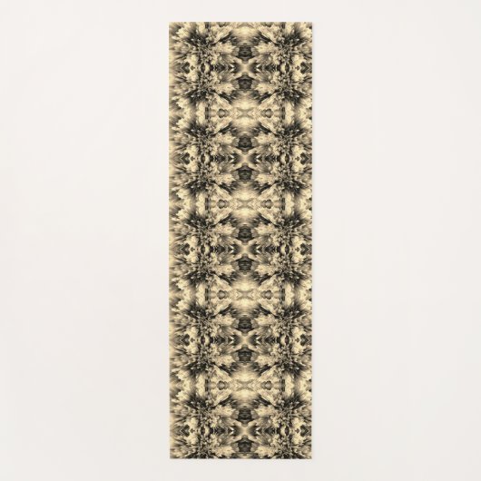 Abstrakter Erdstein Yogamatte (Vorderseite)