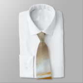 Abstrakter Erdton, schlicht minimale moderne Männe Krawatte (Gebunden)