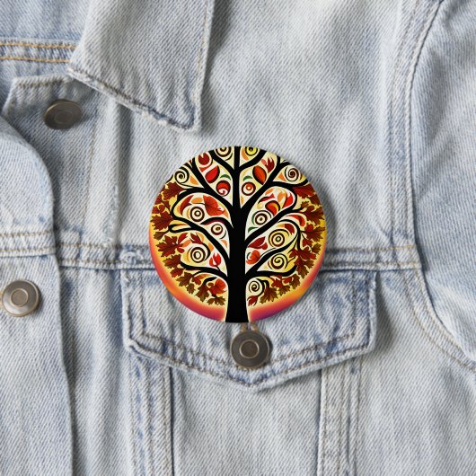 Abstrakter Erntebaum Button (Beispiel)