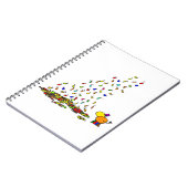 abstrakter Esel und Blätter Notizblock (Linke Seite)