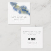 Abstrakter Ethereal Quadratische Visitenkarte (Vorne/Hinten)