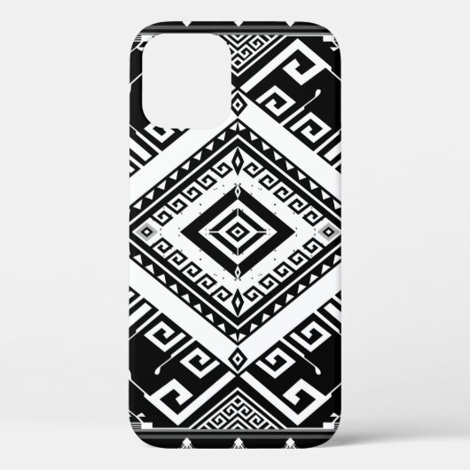 Abstrakter, ethnisch geometrischer Hintergrund Case-Mate iPhone Hülle (Rückseite)