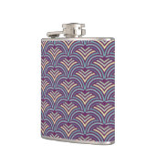 Abstrakter ethnischer Hintergrund 2 Flachmann (Links)