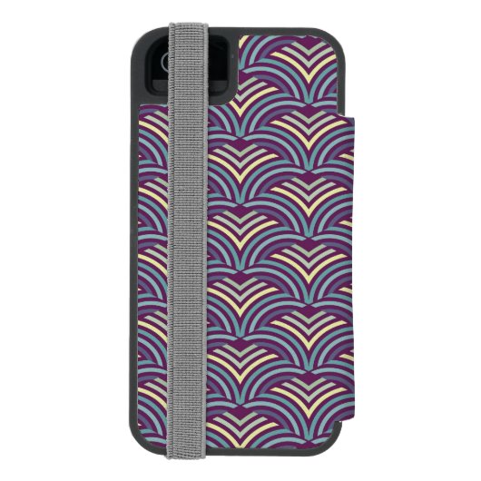 Abstrakter ethnischer Hintergrund 2 Incipio iPhone Geldbeutel-Hülle (Folio Rückseite)