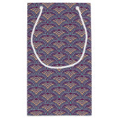 Abstrakter ethnischer Hintergrund 2 Kleine Geschenktüte (Rückseite)