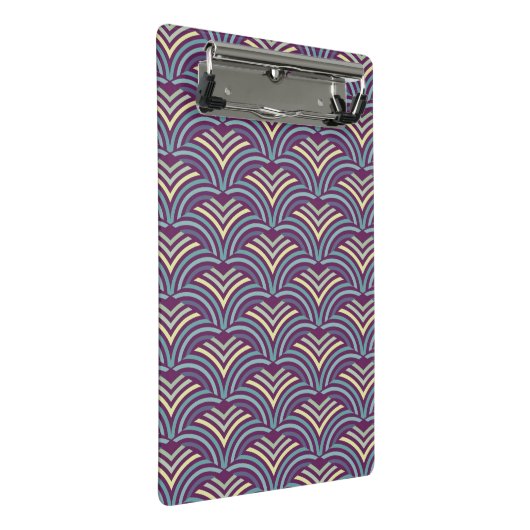 Abstrakter ethnischer Hintergrund 2 Mini Klemmbrett (Schrägansicht)