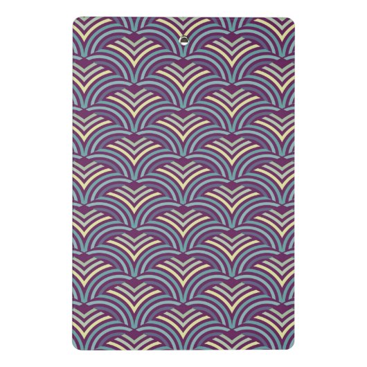 Abstrakter ethnischer Hintergrund 2 Mini Klemmbrett (Rückseite)