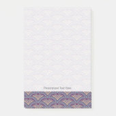 Abstrakter ethnischer Hintergrund 2 Post-it Klebezettel (Vorderseite)