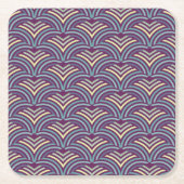 Abstrakter ethnischer Hintergrund 2 Rechteckiger Pappuntersetzer (Vorderseite)