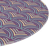 Abstrakter ethnischer Hintergrund 2 Schneidebrett (Ecke)