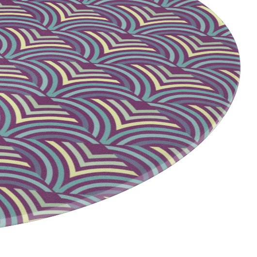 Abstrakter ethnischer Hintergrund 2 Schneidebrett (Ecke)