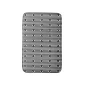 Abstrakter ethnischer Hintergrund Badematte (Vorderseite Vertikal)