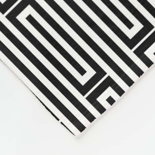 Abstrakter ethnischer Hintergrund Fleecedecke (Ecke)