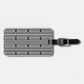 Abstrakter ethnischer Hintergrund Gepäckanhänger (Vorderseite horizontal)