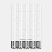 Abstrakter ethnischer Hintergrund Post-it Klebezettel (Vorderseite)