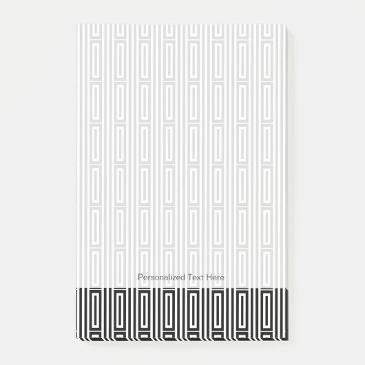 Abstrakter ethnischer Hintergrund Post-it Klebezettel (Vorderseite)