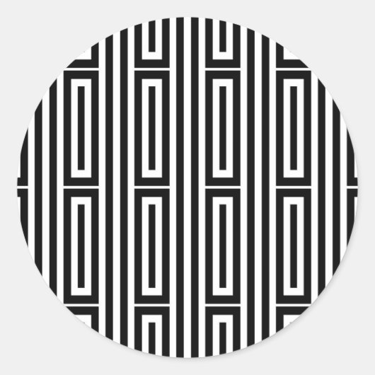 Abstrakter ethnischer Hintergrund Runder Aufkleber (Vorderseite)