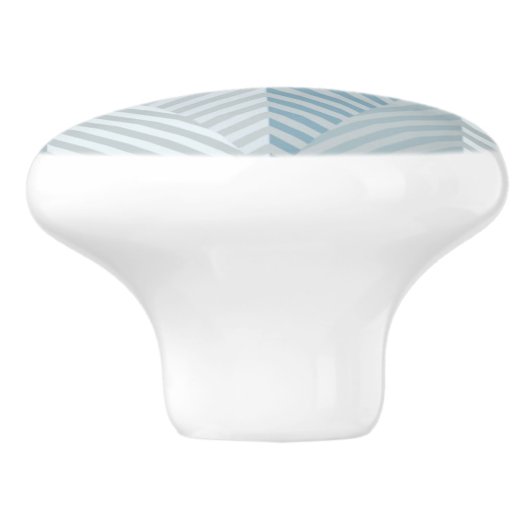 Abstrakter ethnischer vektorhintergrund keramikknauf (Seitenansicht)