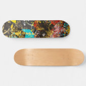 Abstrakter Expressionismus #1 Skateboard (Horizontal)